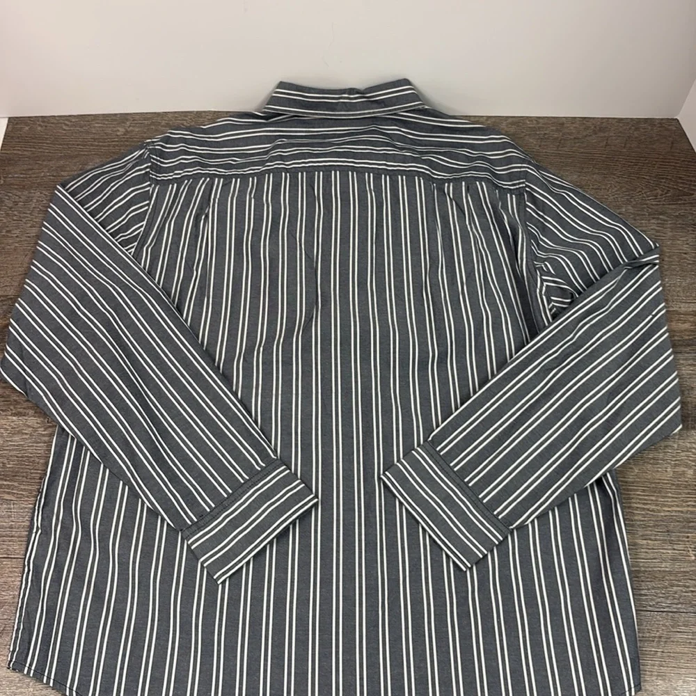 NEW Calvin Klein Men’s Easy Relaxed Fit Casual Long Sleeve Shirt -Dark Sapphire - Picture 3 of 10